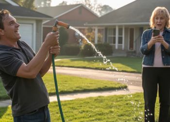 Neighbor Kept Filming Him Daily, He Responded With Over-The-Top “Sexy” Poses