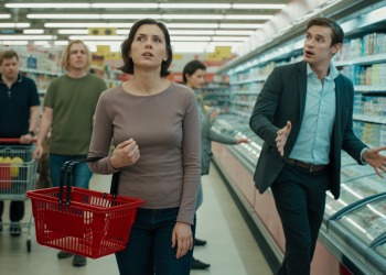 Woman Walks Out Of Grocery Store After Husband Starts Acting Like A Screaming Toddler In Public