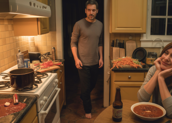 Woman Leaves Massive Kitchen Mess After Cooking To Prove A Point When Husband Refuses To Clean As He Goes