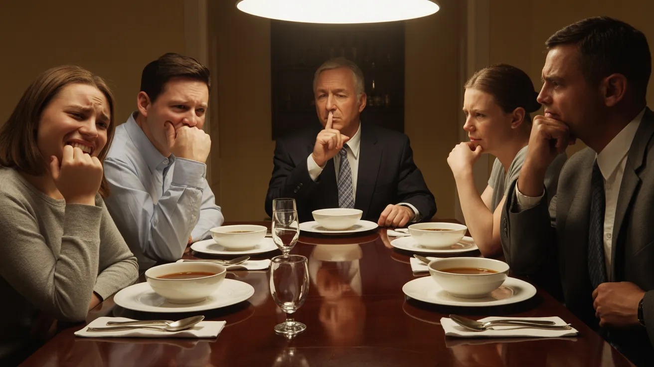 Woman Laughs At Silent Dinner Rule, Gets Banished From The Table