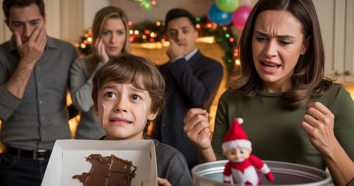 Husband Ruins Stepson’s Birthday Cake With Elf Prank, Then Blamed Wife For Throwing Elf Away Husband Ruins Stepson’s Birthday Cake With Elf Prank, Then Blamed Wife For Throwing Elf Away