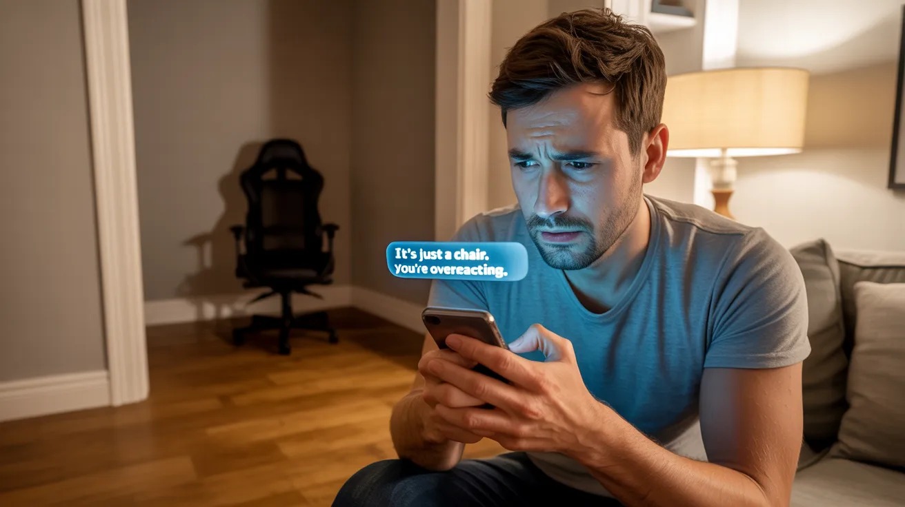 Fiancée Sells Late Brother’s Chair To Pay For Gym Membership, Fiancé Flips Out