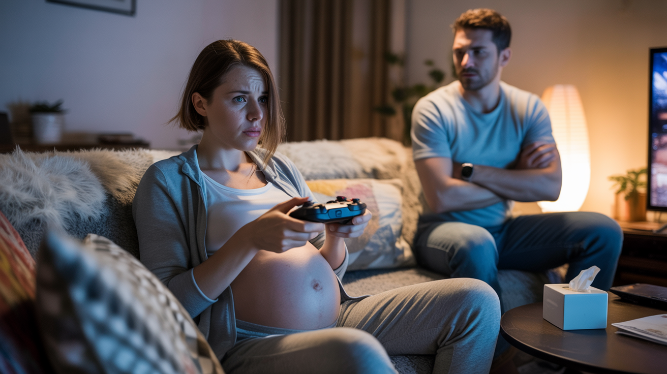 Husband Complains About Pregnancy Symptoms, Wife Fires Back In Frustration