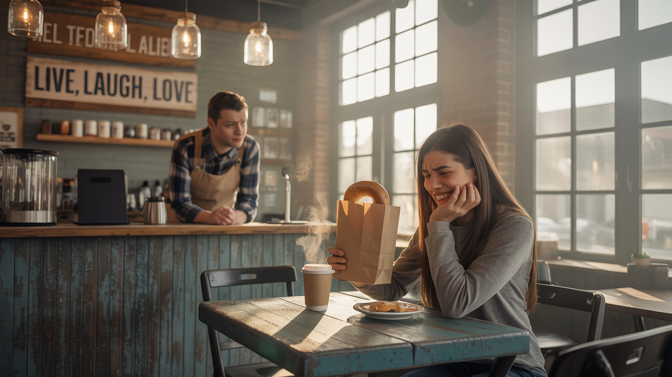 Coffee Shop Refuses to Sell Adult a Bagel, Gets Outsmarted Instantly Coffee Shop Refuses to Sell Adult a Bagel, Gets Outsmarted Instantly