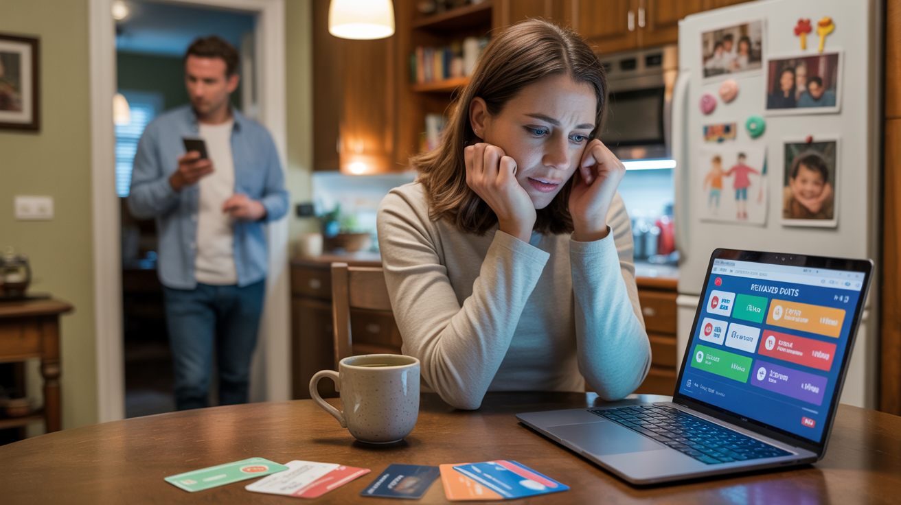 SAHM Hid Rewards Points for Girls Trips, Husband Found Out and Felt Played for Years