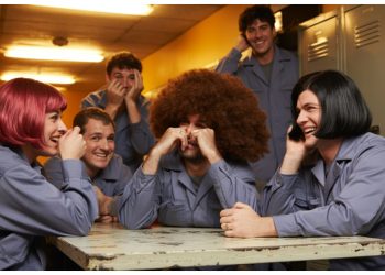 Workplace Enforces Hair Rule, Staff Respond With the Most Ridiculous Wigs Workplace Enforces Hair Rule, Staff Respond With the Most Ridiculous Wigs