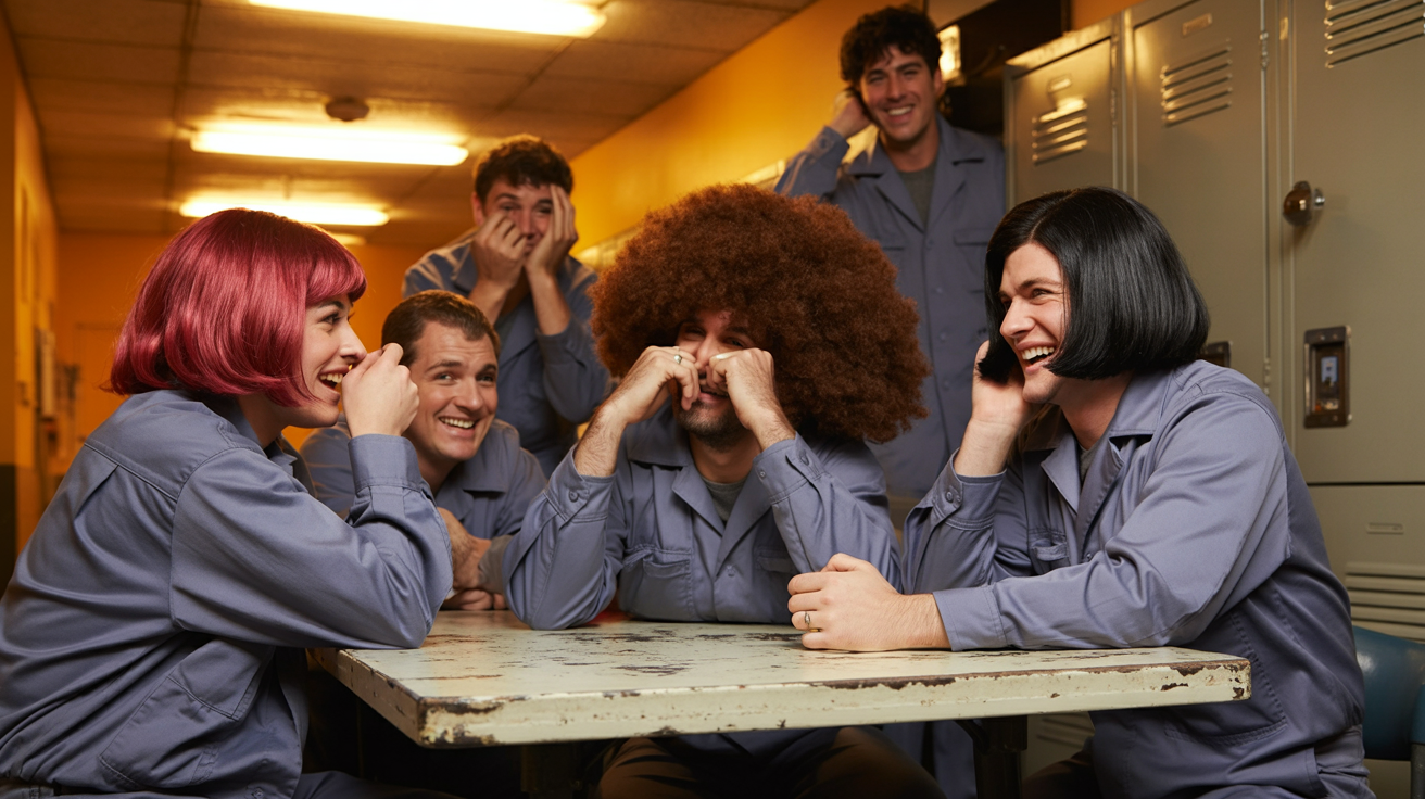 Workplace Enforces Hair Rule, Staff Respond With the Most Ridiculous Wigs
