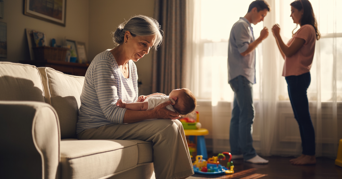 Retired Mom Refuses To Be Full-Time Daycare For Grandson, Adult Son Accuses Her Of Playing Favorites