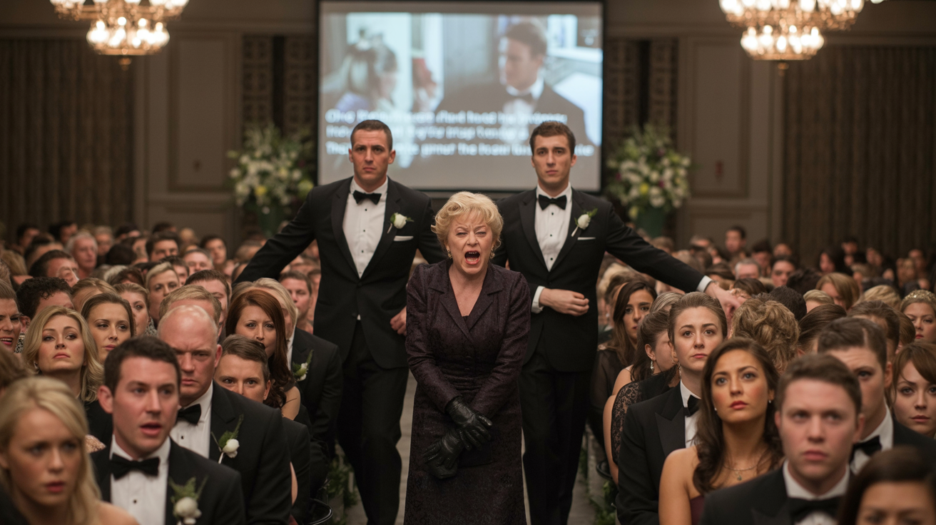 Family Shows Up To “Wedding,” Gets Exposed On A Giant Screen Instead