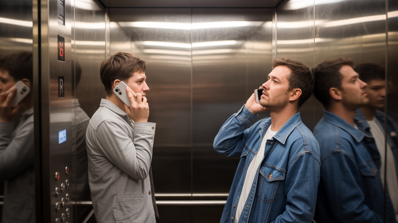 Elevator Silence Ruined By Speakerphone So Rider Responds With Loud Music