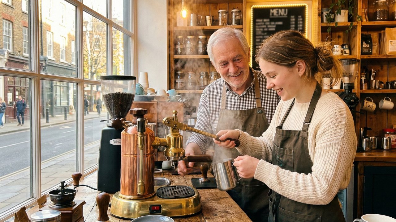 A Small Cafe Owner Wants to Give Everything to His Hardworking Teen Employee