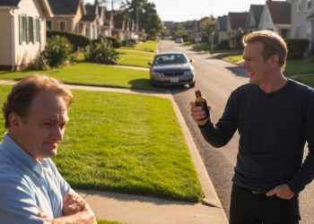 Neighbor Refuses To Stop Parking On His Lawn, So He Unleashes “Liquid Ass” Revenge