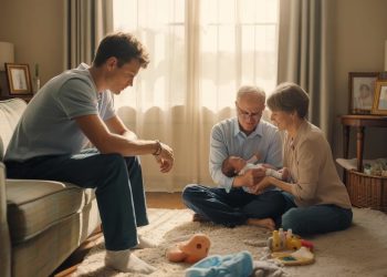 New Dad Considers Giving Custody To Grandparents, Internet Calls Him Heartless