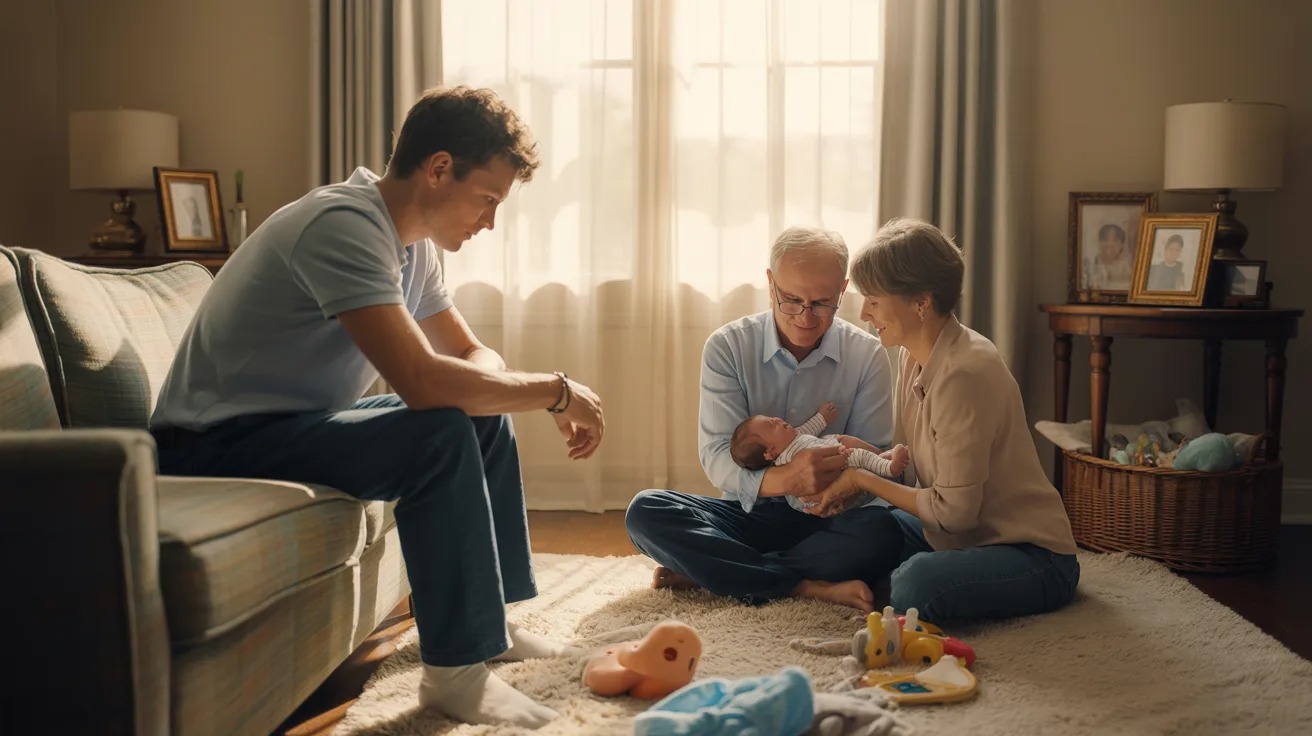 New Dad Considers Giving Custody To Grandparents, Internet Calls Him Heartless