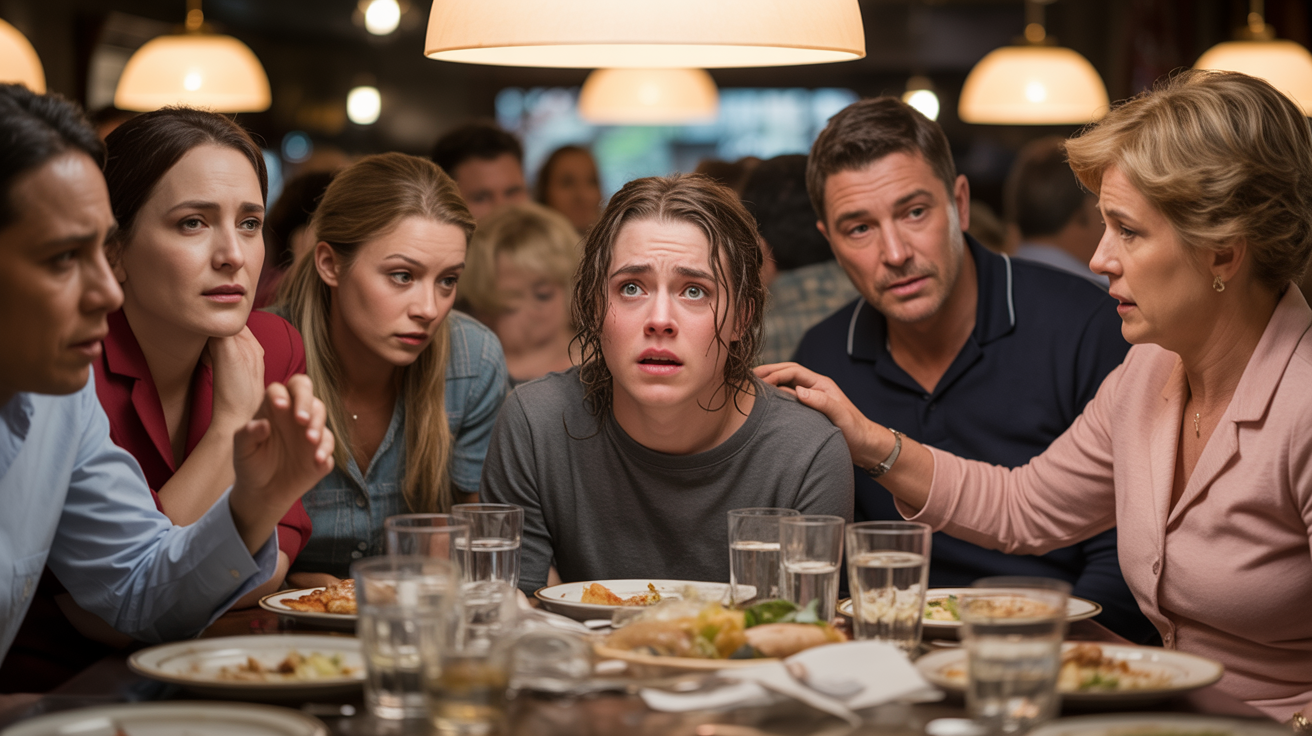 Orphan Melts Down As Biological Parents "Ambush" With Their Own Families And Happiness