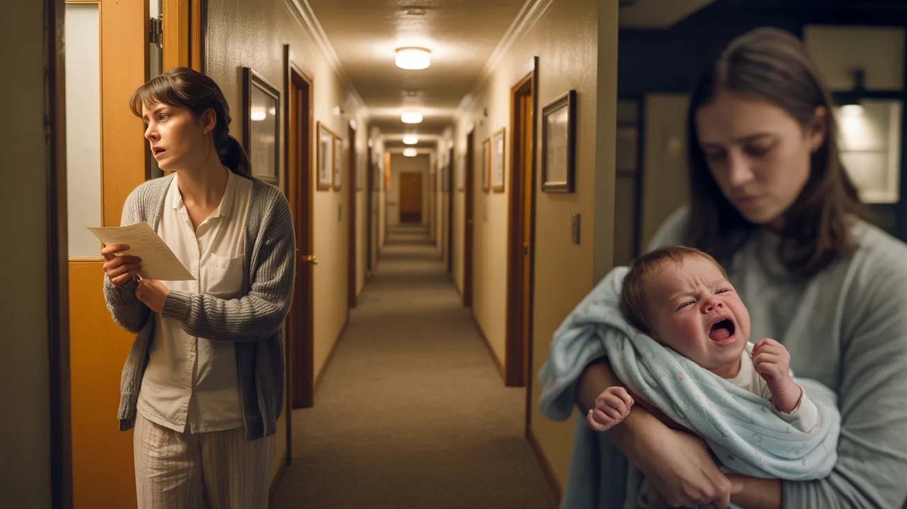 She’s Thinking of Leaving a Note About a Screaming Baby in the Hallway, but Is She the Villain?