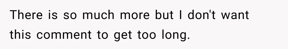 There is so much more but I don't want this comment to get too long.