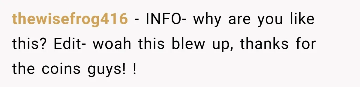 Mother Refuses To Swap Custody Week, Blocks Ex From Taking Kids To Disneyland And Turns Them Against Her thewisefrog416 − INFO- why are you like this? Edit- woah this blew up, thanks for the coins guys! !