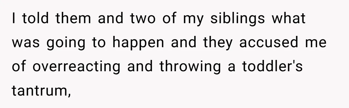 Man Disowns His Entire Family After What They Have Done To His Cheating Ex-Girlfriend I told them and two of my siblings what was going to happen and they accused me of overreacting and throwing a toddler's tantrum,
