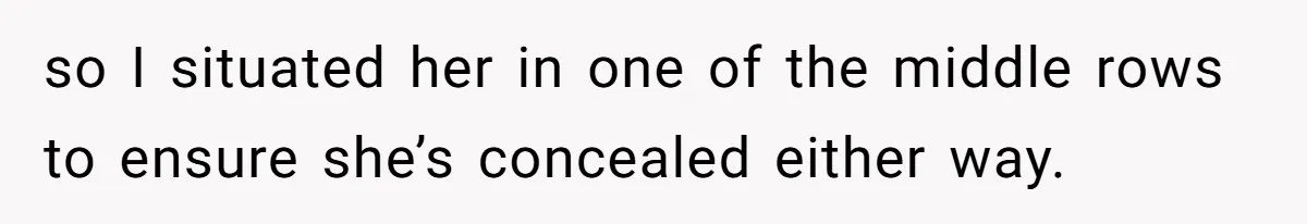 Bride Requests Videographer To Avoid Capturing Sister’s Breastfeeding, Sister Calls It ‘Neglectful’ so I situated her in one of the middle rows to ensure she’s concealed either way.