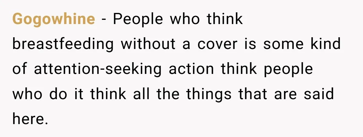 Bride Requests Videographer To Avoid Capturing Sister’s Breastfeeding, Sister Calls It ‘Neglectful’ Gogowhine − People who think breastfeeding without a cover is some kind of attention-seeking action think people who do it think all the things that are said here.