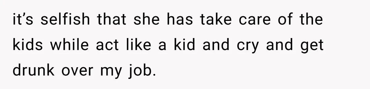 Tired Pediatric Hospice Nurse Faces Domestic Conflict Over His Need for Daily Meditation it’s selfish that she has take care of the kids while act like a kid and cry and get drunk over my job.