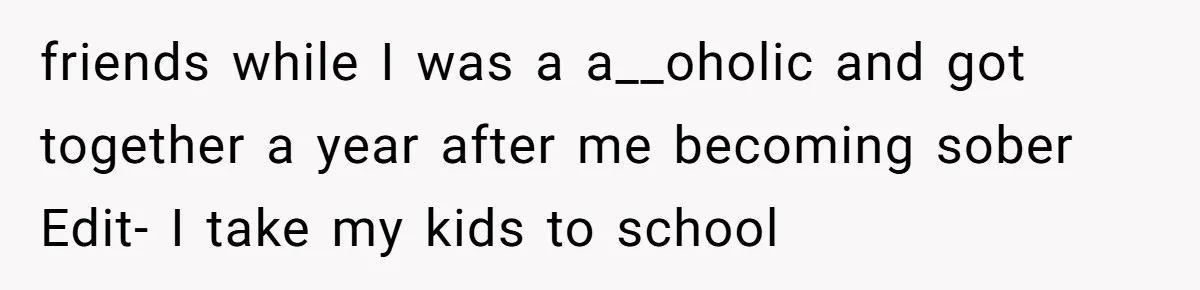 Tired Pediatric Hospice Nurse Faces Domestic Conflict Over His Need for Daily Meditation friends while I was a a__oholic and got together a year after me becoming sober Edit- I take my kids to school