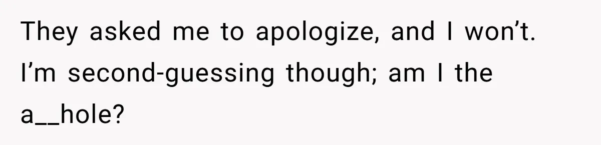 Woman Claps Back At Mom’s Criticism Of Her Boyfriend’s Gift By Calling Out Her Abusive Past They asked me to apologize, and I won’t. I’m second-guessing though; am I the a__hole?