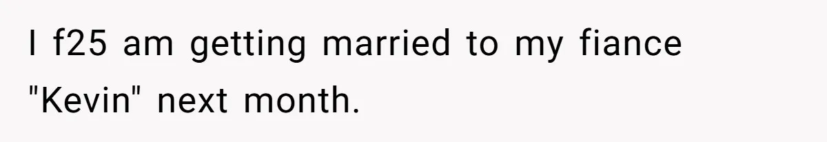 Woman Bans Her Mother From Wedding Unless She Apologizes After Giving Fiancé A Humiliating “Joke” Gift I f25 am getting married to my fiance "Kevin" next month.