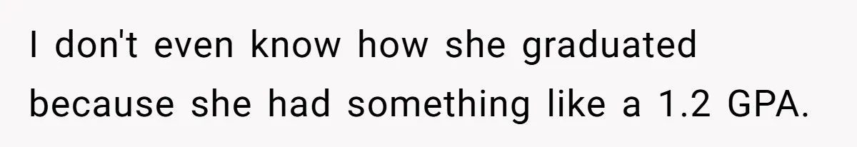 Executor Refuses To Release Grandma’s College Fund To Niece After She Fails To Meet GPA Requirement I don't even know how she graduated because she had something like a 1.2 GPA.
