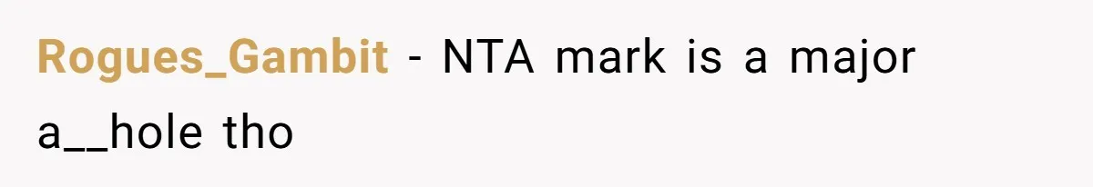 Man Calls Out Party Friend After He Drags His Wife Into Drinking “Jokes” Rogues_Gambit − NTA mark is a major a__hole tho