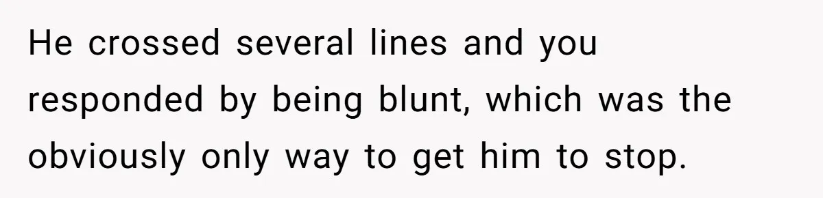 Man Calls Out Party Friend After He Drags His Wife Into Drinking “Jokes” He crossed several lines and you responded by being blunt, which was the obviously only way to get him to stop.