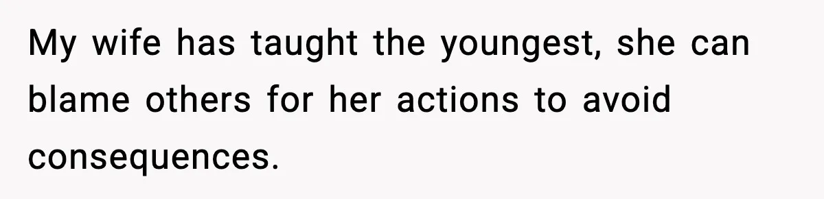 Man Gives His Stay-at-Home Wife a Performance Review and the Internet Loses It My wife has taught the youngest, she can blame others for her actions to avoid consequences.