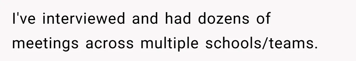 Dad Explains Legal Consequences To His Son After School Ignores Bullying, Forcing Principal To Finally Take Action I've interviewed and had dozens of meetings across multiple schools/teams.