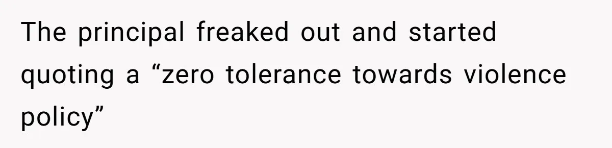 Dad Explains Legal Consequences To His Son After School Ignores Bullying, Forcing Principal To Finally Take Action The principal freaked out and started quoting a “zero tolerance towards violence policy”