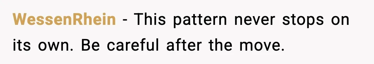WessenRhein - This pattern never stops on its own. Be careful after the move.