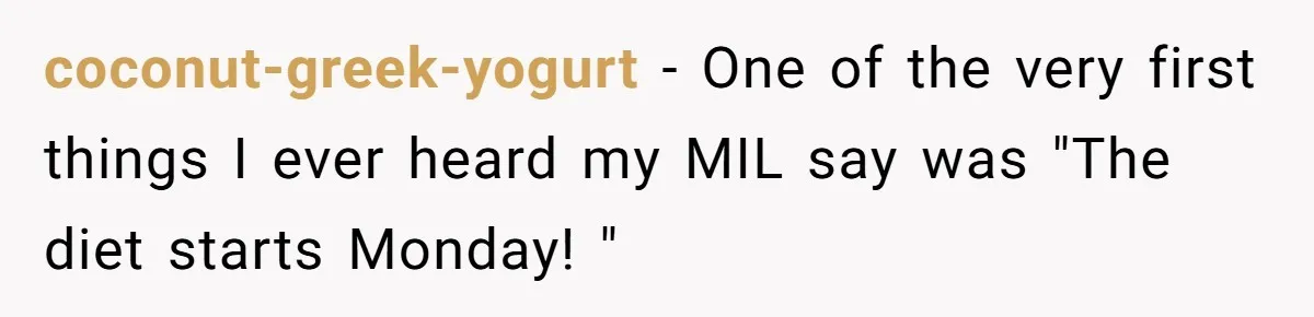 Why a Grieving Mother-in-Law Could Not Handle Her Daughter-in-Law’s Amazing Health Transformation coconut-greek-yogurt − One of the very first things I ever heard my MIL say was "The diet starts Monday! "