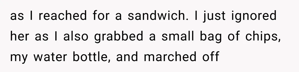 Why a Grieving Mother-in-Law Could Not Handle Her Daughter-in-Law’s Amazing Health Transformation as I reached for a sandwich. I just ignored her as I also grabbed a small bag of chips, my water bottle, and marched off
