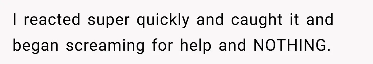 Woman Asks Gamer Husband To Check On Her Once A Night After She Falls Down Stairs, He Says She’s Overreacting I reacted super quickly and caught it and began screaming for help and NOTHING.