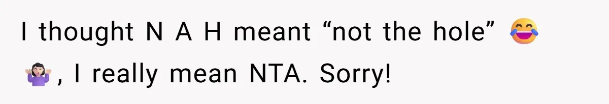 Woman Asks Gamer Husband To Check On Her Once A Night After She Falls Down Stairs, He Says She’s Overreacting I thought N A H meant “not the hole” 😂🤷🏻♀️, I really mean NTA. Sorry!
