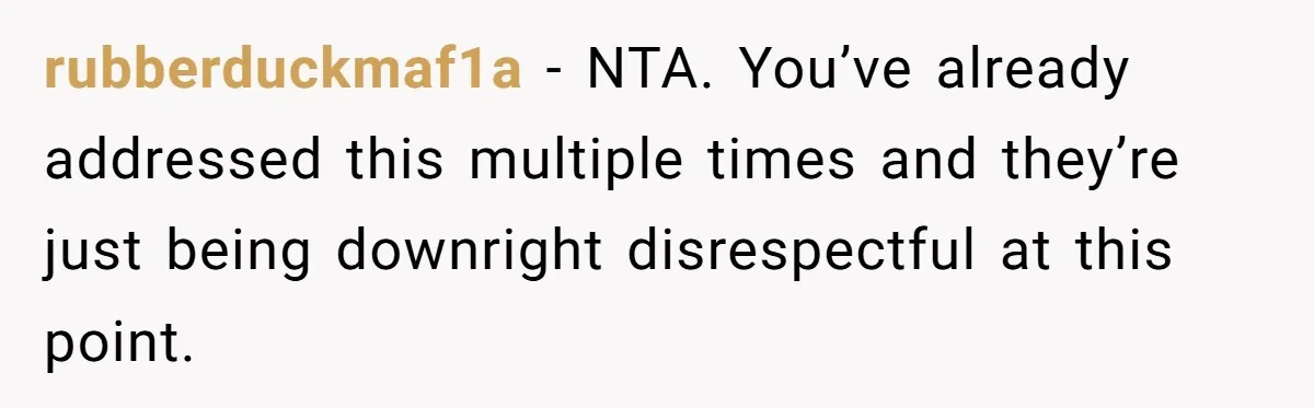 Woman Loses It After Husband And Sister Ruin Dinner She Explicitly Told Them Not To Touch rubberduckmaf1a − NTA. You’ve already addressed this multiple times and they’re just being downright disrespectful at this point.