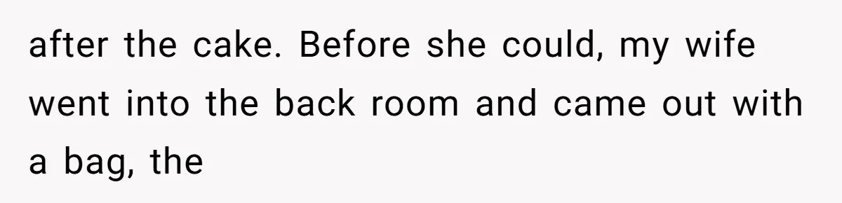 The Party Favor Fiasco: Dad Steps Up When Mom Wants to Give Out Live Fish Again after the cake. Before she could, my wife went into the back room and came out with a bag, the