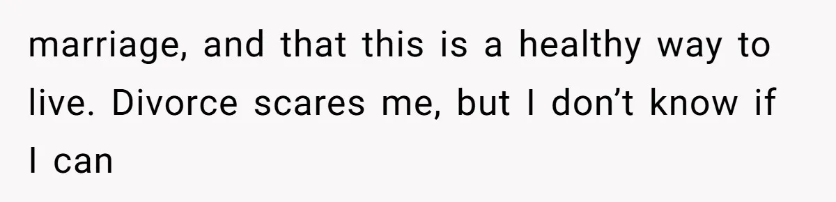 The Party Favor Fiasco: Dad Steps Up When Mom Wants to Give Out Live Fish Again marriage, and that this is a healthy way to live. Divorce scares me, but I don’t know if I can
