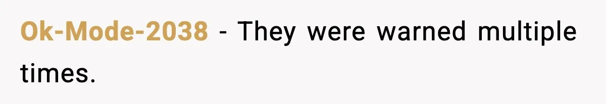 In-Laws Show Up Unannounced, Get Removed After Refusing to Leave Ok-Mode-2038 - They were warned multiple times.