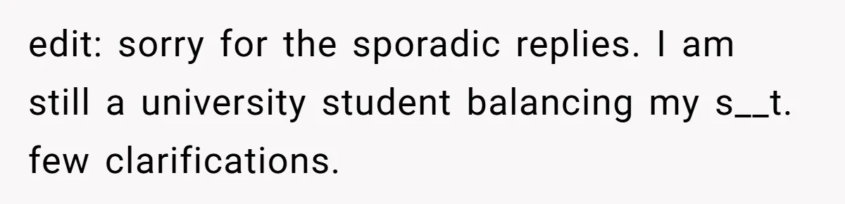 edit: sorry for the sporadic replies. I am still a university student balancing my s__t. few clarifications.