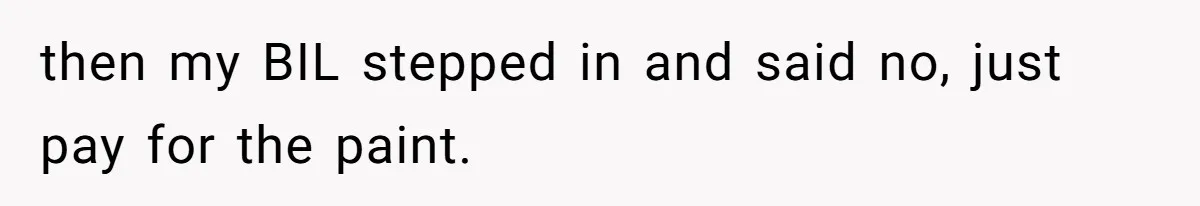 Woman Removes Sister From Wedding After She Refuses To Plan It For Free Despite Years Of Free Accounting Help then my BIL stepped in and said no, just pay for the paint.
