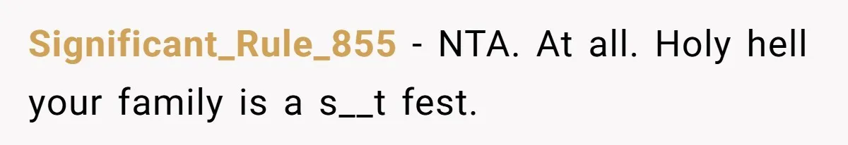 Woman Reveals Hidden Family Secret To Pregnant SIL, Triggering Multiple Breakups And Divorces Significant_Rule_855 − NTA. At all. Holy hell your family is a s__t fest.