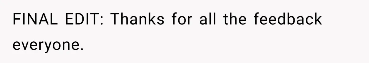 FINAL EDIT: Thanks for all the feedback everyone.