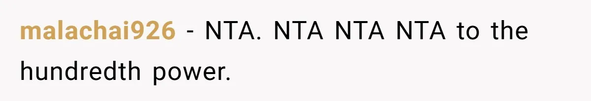 malachai926 − NTA. NTA NTA NTA to the hundredth power.