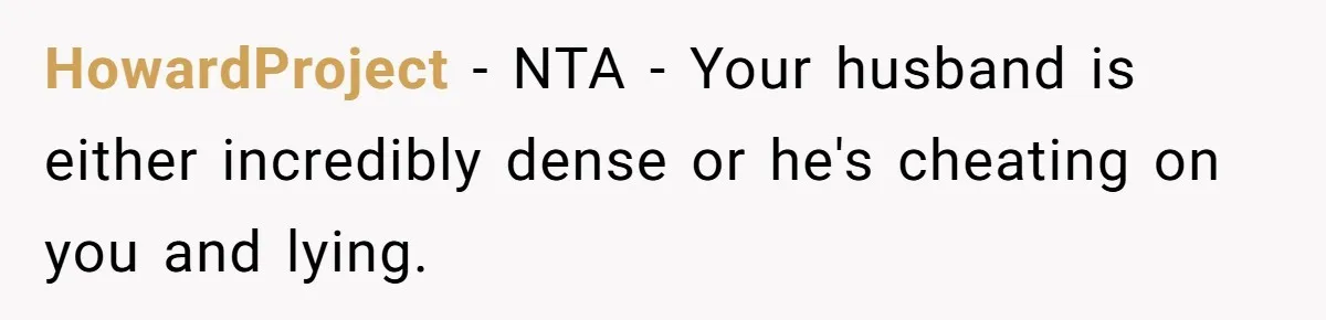 Wife Snapped After Husband Gave His Number To A Flirty Colleague HowardProject − NTA - Your husband is either incredibly dense or he's cheating on you and lying.